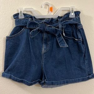 Size 8 Denim Shorts with Tie